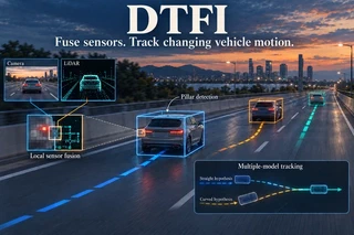 DTFI — Fused observations support continuous vehicle tracking.