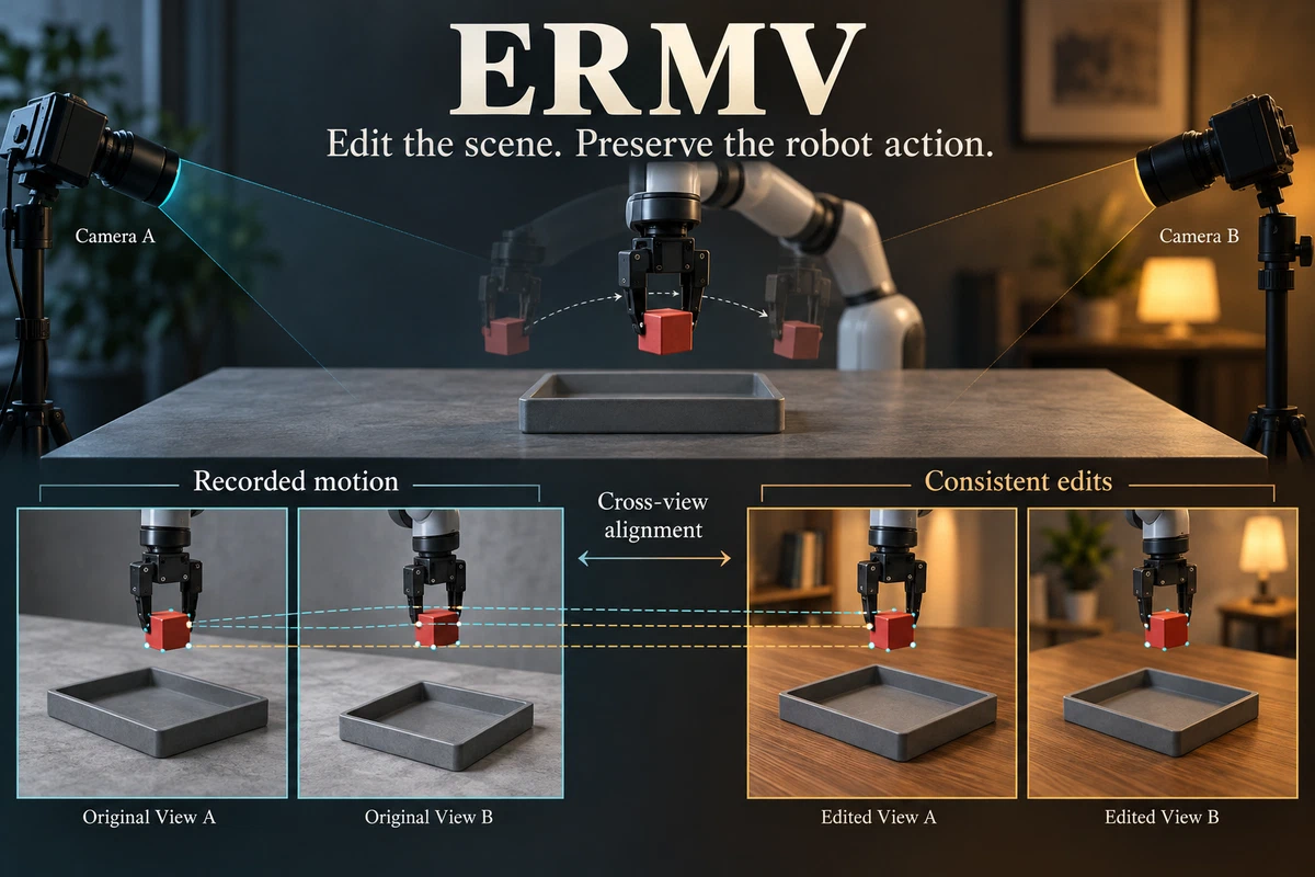 ERMV — Consistent views of a recorded robot action.