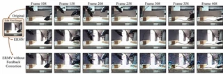 Feedback identifies frames that need another pass.