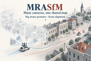 MRASFM — Multiple cameras and journeys form a shared map.