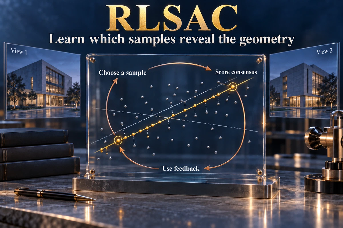 RLSAC — Learning to sample from geometric feedback.